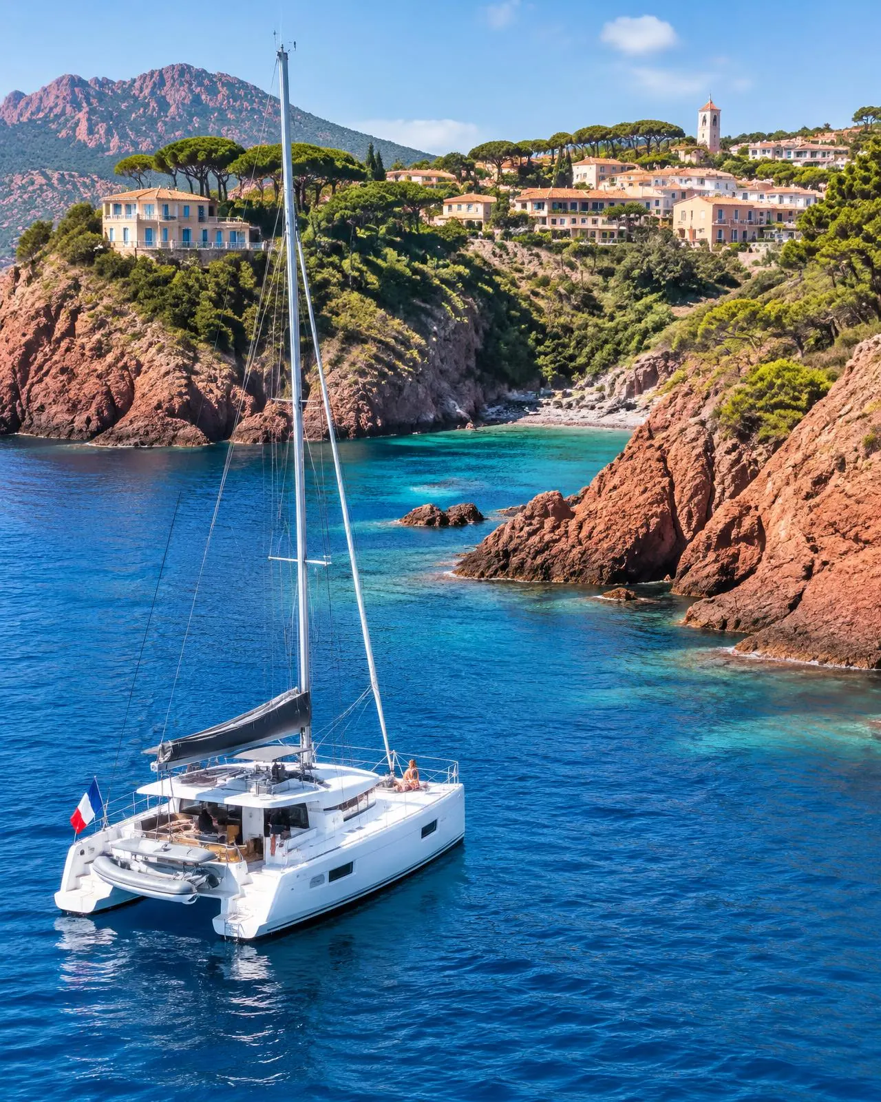 Illustration IA — Côte d’Azur